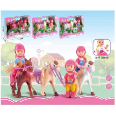 Ляльковий набір LLQ 89017 (72/2) “Кінна прогулянка“, в коробці