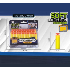 М`які патрони 633-1 (360/2) 30 патронів, присоски, на листі