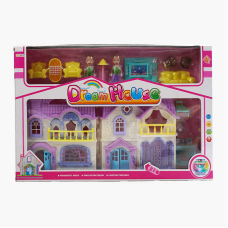 Будинок 8117-1 A (18/2) 24 х 13.5 х 24 см світло, звук, меблі, фігурки, декоративні елементи, домашній улюбленець, в коробці