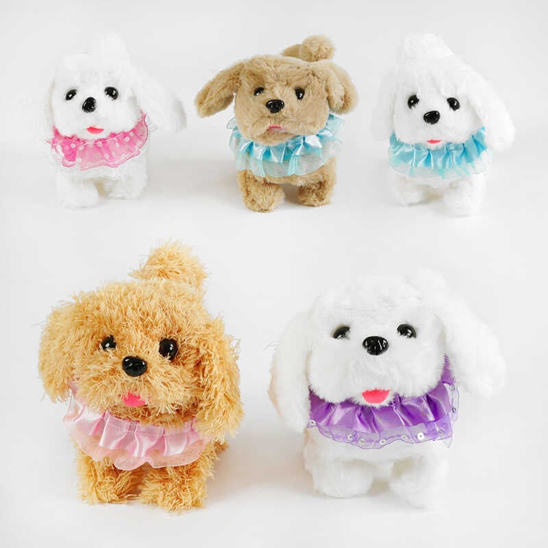 М`яка іграшка C 61331 (144) 5 видів, ВИДАЄТЬСЯ ТІЛЬКИ МІКС ВИДІВ, “Собачка“, 15 см, ходить, гавкає, виляє хвостиком, у пакеті М`яка іграшка C 61331 (144) 5 видів, ВИДАЄТЬСЯ ТІЛЬКИ МІКС ВИДІВ, “Собачка“, 15 см, ходить, гавкає, виляє хвостиком, у пакеті