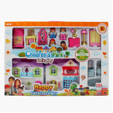 Будинок 8146-1 A (24/2) 17.5 х 9 х 20 см світло, звук, меблі, фігурки, декоративні елементи, в коробці