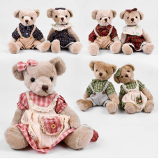 М’яка іграшка M 11086 (120) “Ретро ведмежа “ ВИДАЄТЬСЯ МІКС ВИДІВ, 7 видів, висота 33 см