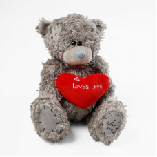 М“яка іграшка M 12469 (116) “Ведмедик”, висота 30 см