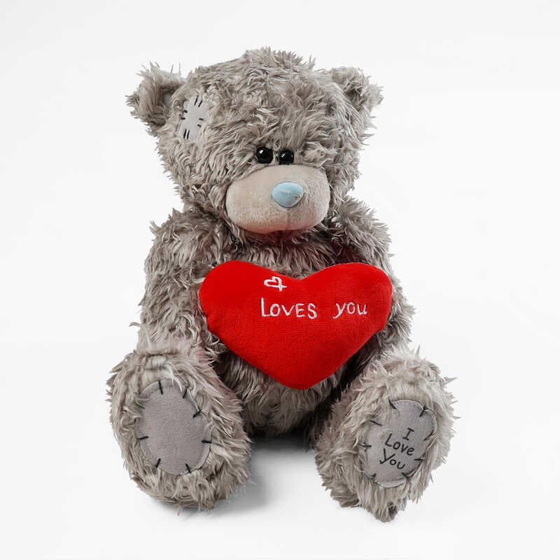 М“яка іграшка M 12469 (116) “Ведмедик”, висота 30 см