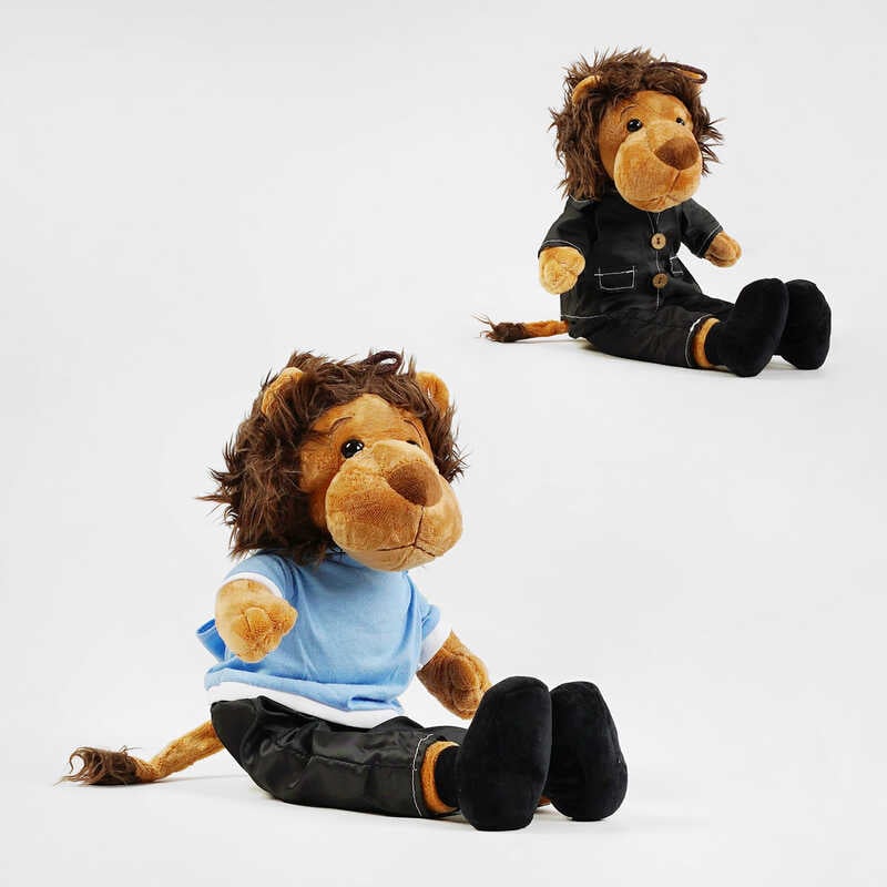 М`яка іграшка M 14657 (150) ВИДАЄТЬСЯ ТІЛЬКИ МІКС ВИДІВ, “Лев“, 48 см