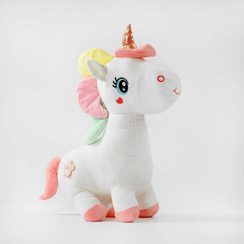 М“яка іграшка M 14670 (30) “Єдиноріг“, 60см М“яка іграшка M 14670 (30) “Єдиноріг“, 60см