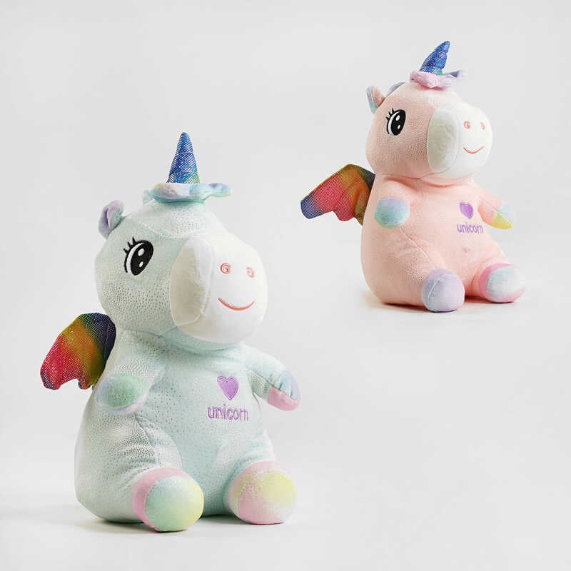 М“яка іграшка M 14675 (60) 2 кольори, “Єдиноріг“, висота 36 см, у пакеті М“яка іграшка M 14675 (60) 2 кольори, “Єдиноріг“, висота 36 см, у пакеті