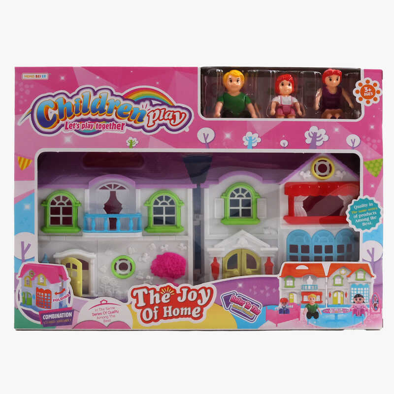 Будинок 8166-3 A (36/2) фігурки, стіл та стільчики, розмір будинку 17 х 19.5 см, в коробці Будинок 8166-3 A (36/2) фігурки, стіл та стільчики, розмір будинку 17 х 19.5 см, в коробці