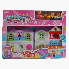 Будинок 8166-4 A (36/2)  фігурки, стіл та стільчики, розмір будинку 17 х 19.5 см, в коробці