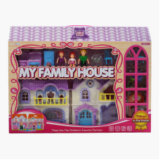 Будинок 8209-2 A (18/2) 24 х 13.5 х 24 см світло, звук, меблі, фігурки, декоративні елементи, машина, домашній улюбленець, в коробці