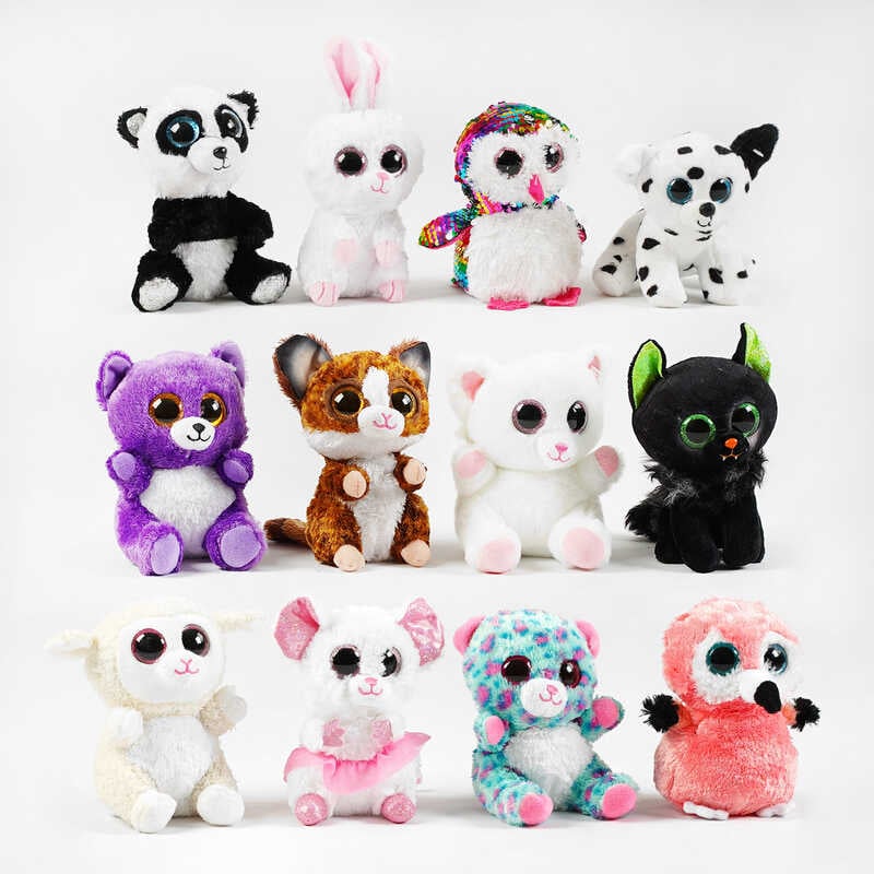 М`яка іграшка M 15963 (420) “Окастик”, висота 13 см, ВИДАЄТЬСЯ ТІЛЬКИ МІКС ВИДІВ