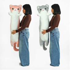 М`яка іграшка M 16944 (30) 2 кольори, котик, довжина 120 см