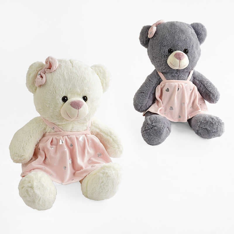 М`яка іграшка M 17377 (30) 2 кольори, “Ведмедик“, висота - 40 см, у пакеті ВИДАЄТЬСЯ ТІЛЬКИ МІКС ВИДІВ