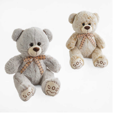 М“яка іграшка M 17378 (40) 2 кольори, “Ведмедик“, висота - 42 см, у пакеті