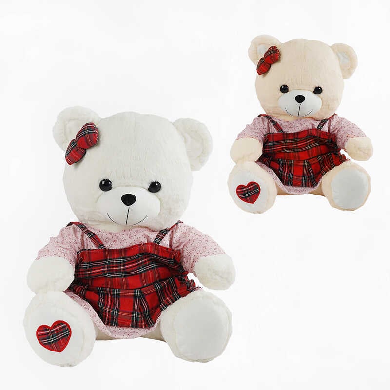 М`яка іграшка M 17381 (30) 2 кольори, “Ведмедик”, висота у сидячому положенні 46 см, у пакеті М`яка іграшка M 17381 (30) 2 кольори, “Ведмедик”, висота у сидячому положенні 46 см, у пакеті