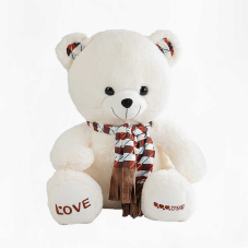М`яка іграшка M 17383 (30) “Ведмідь”, висота у сидячому положенні 46 см, у пакеті