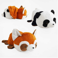 М`яка іграшка M 17658 (25)  2в1, “Панда“, двостороння, довжина 60 см, у пакеті