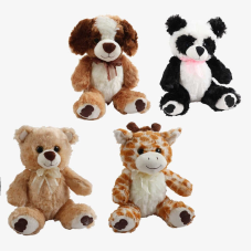М`яка іграшка M 17935 (100) висота в сидячому положенні 26 см, ВИДАЄТЬСЯ ТІЛЬКИ МІКС ВИДІВ