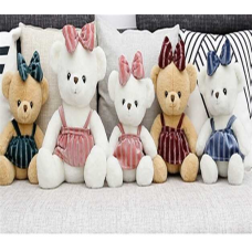 М`яка іграшка M 18088 (70) висота - 36 см, знімний одяг, металевий ланцюжок на одязі, ВИДАЄТЬСЯ ТІЛЬКИ МІКС ВИДІВ