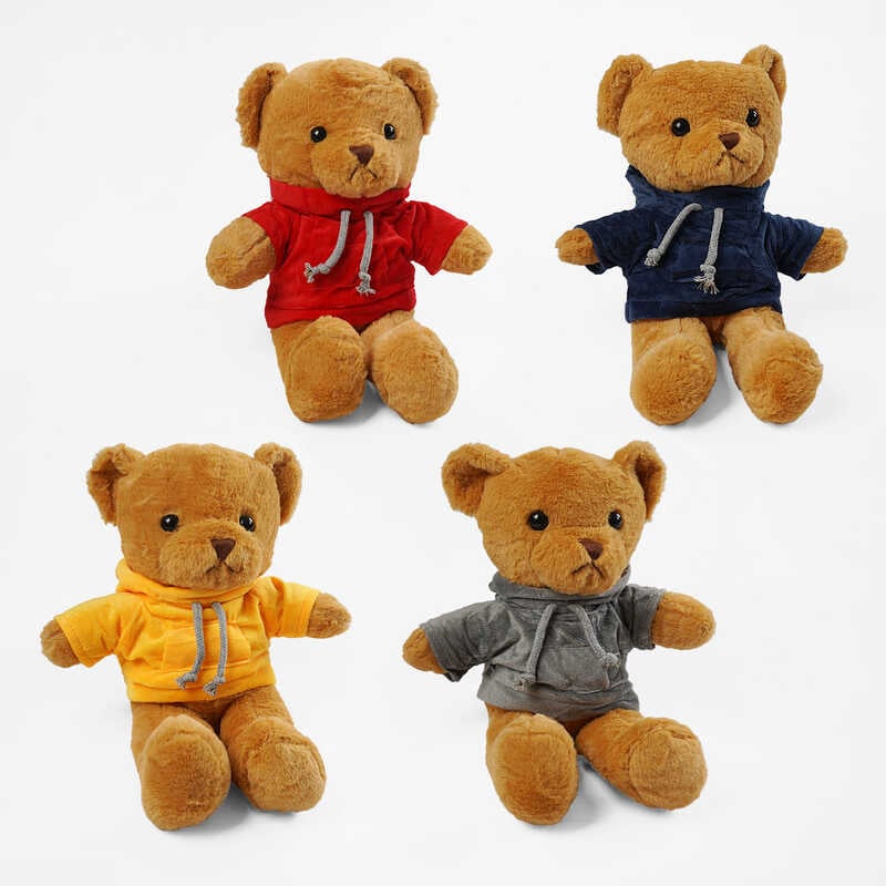 М`яка іграшка M 18099 (200) “Ведмедик”, висота 21см, знімний одяг, сидяча, пластикові очі, ВИДАЄТЬСЯ ТІЛЬКИ МІКС ВИДІВ М`яка іграшка M 18099 (200) “Ведмедик”, висота 21см, знімний одяг, сидяча, пластикові очі, ВИДАЄТЬСЯ ТІЛЬКИ МІКС ВИДІВ