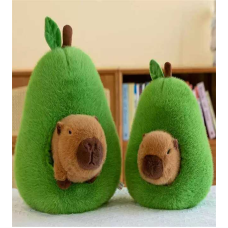 М`яка іграшка M 18186 (150) “Капібара в авокадо“, висота 31 см, наповнювач: синтепон