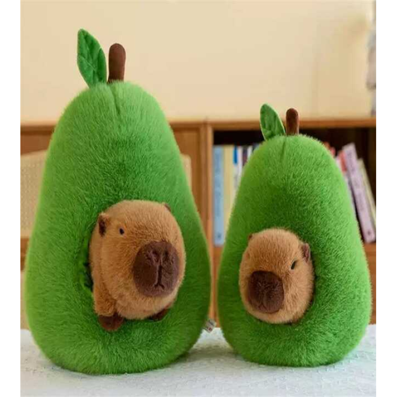 М`яка іграшка M 18186 (150) “Капібара в авокадо“, висота 31 см, наповнювач: синтепон