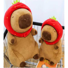 М`яка іграшка M 18191 (20) 57 см, “Капібара”, знімний капелюшок