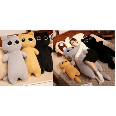 М`яка іграшка M 18225 (30) “Котик“, висота 81см, довгий хвостик, ВИДАЄТЬСЯ МІКС ВИДІВ