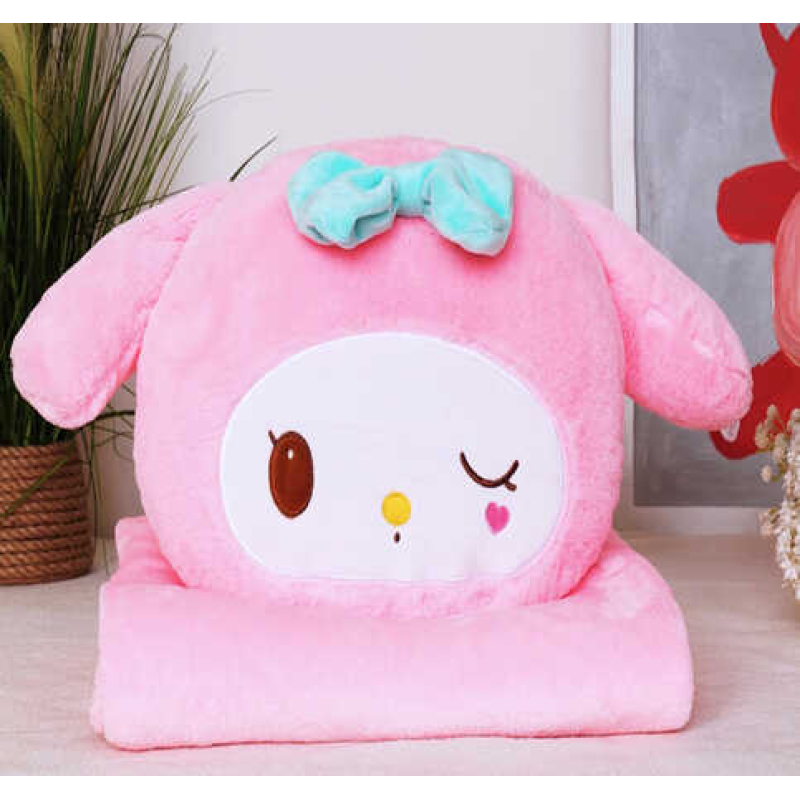 М`яка іграшка M 18282 (50) герой, текстильна, 38 см, плед 