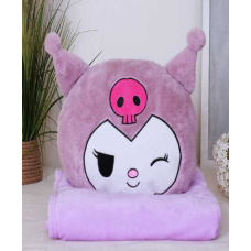 М`яка іграшка M 18284 (50) герой, текстильна, 36 см, плед 