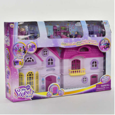Будиночок 16428 (6) з меблями, звук, світло, в коробці