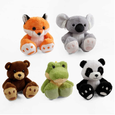 М`яка іграшка M 18474 (80) “Тваринка”, середня висота 20 см, ВИДАЄТЬСЯ ТІЛЬКИ МІКС ВИДІВ