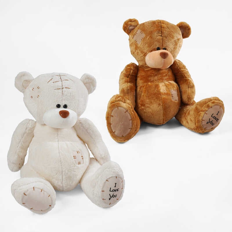 М`яка іграшка M 18476 (60) “Ведмедик“, 2 кольори, розмір у сидячому положенні - 37 см