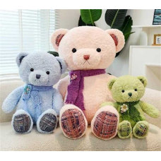 М`яка іграшка M 18484 (80) 3 кольори, “Ведмедик”, висота: 33 см, ВИДАЄТЬСЯ МІКС