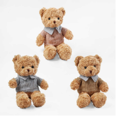 М`яка іграшка M 18506 (200) “Ведмедик”, висота: 30 см, светр знімається, ВИДАЄТЬСЯ ТІЛЬКИ МІКС ВИДІВ