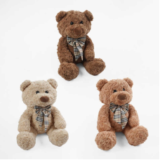 М`яка іграшка M 18512 (50) 3 кольори, “Ведмедик“, середній розмір у сидячому положенні: 31 см, ВИДАЄТЬСЯ ТІЛЬКИ МІКС ВИДІВ