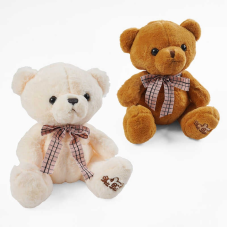 М`яка іграшка M 18518 (100) 2 кольори, “Ведмедик”,  розмір у сидячому положенні - 29 см
