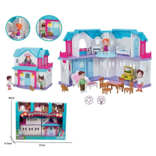 Будиночок 16900 (12) підсвічування, звук домофона, фігурки персонажів та песика, меблі, в коробці