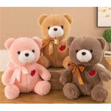 М`яка іграшка M 18532 (50) 3 кольори, “Ведмедик”, висота: 40 см, ВИДАЄТЬСЯ МІКС