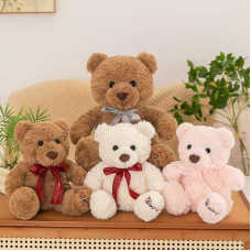 М`яка іграшка M 18535 (80) 3 кольори, “Ведмедик”, висота: 35 см, ВИДАЄТЬСЯ МІКС