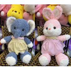 М`яка іграшка M 18658 (100) 2 види, середня висота - 43 см, знімна сукня