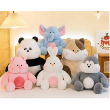 М`яка іграшка M 18766 (30) “Звірятко“, середня висота 39 см, сидяча, пластикові оченята, ВИДАЄТЬСЯ ТІЛЬКИ МІКС ВИДІВ