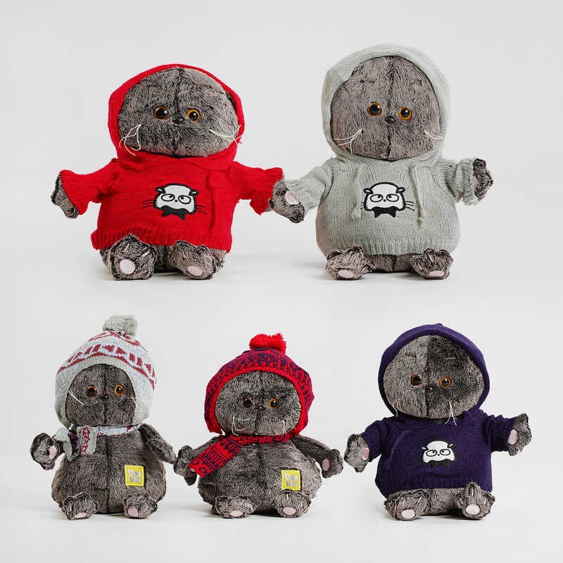 М’яка іграшка M 47438 (200) ВИДАЄТЬСЯ ТІЛЬКИ МІКС ВИДІВ, “Шотландське кошеня“, 35см