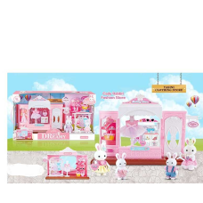 Будиночок 6631 (18) “Магазин одягу“, 1 поверх, 2 флоксових героя, домашній улюбленець, меблі, аксесуари, в коробці