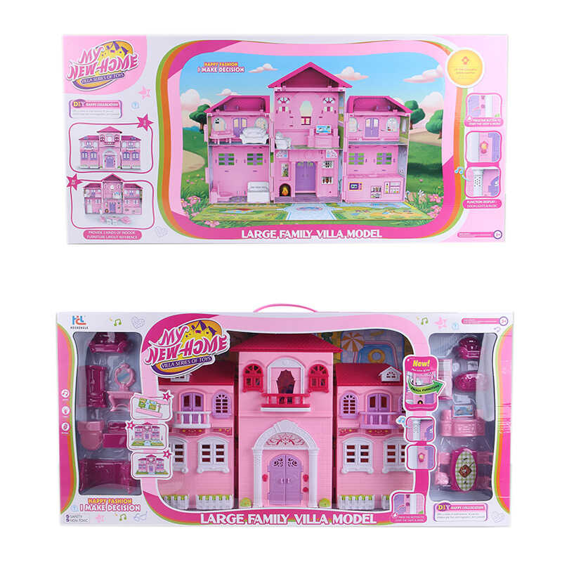 Будиночок 6653 (10) звук, підсвічування, наліпки, в коробці