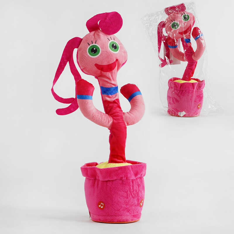 М`яка іграшка С 53132 (100) “Матуся-монстрик“, звук, світло, функія запису голосу, танцює, h-33 см, в пакеті