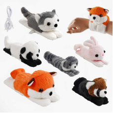М`яка іграшка-браслет M 17710 (300) “Тваринка”, рухає хвостом, USB-кабель, у пакеті, ВИДАЄТЬСЯ ТІЛЬКИ МІКС ВИДІВ