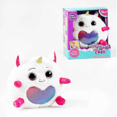 М“яка інтерактивна іграшка 1929-2 (24) “Єдиноріжка“, підсвічування, мелодії, повторюшка, м“який, в коробці