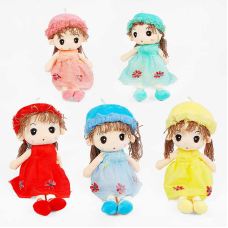 М`яка лялька M 16977 (60) 5 видів, ВИДАЄТЬСЯ МІКС висота 61 см