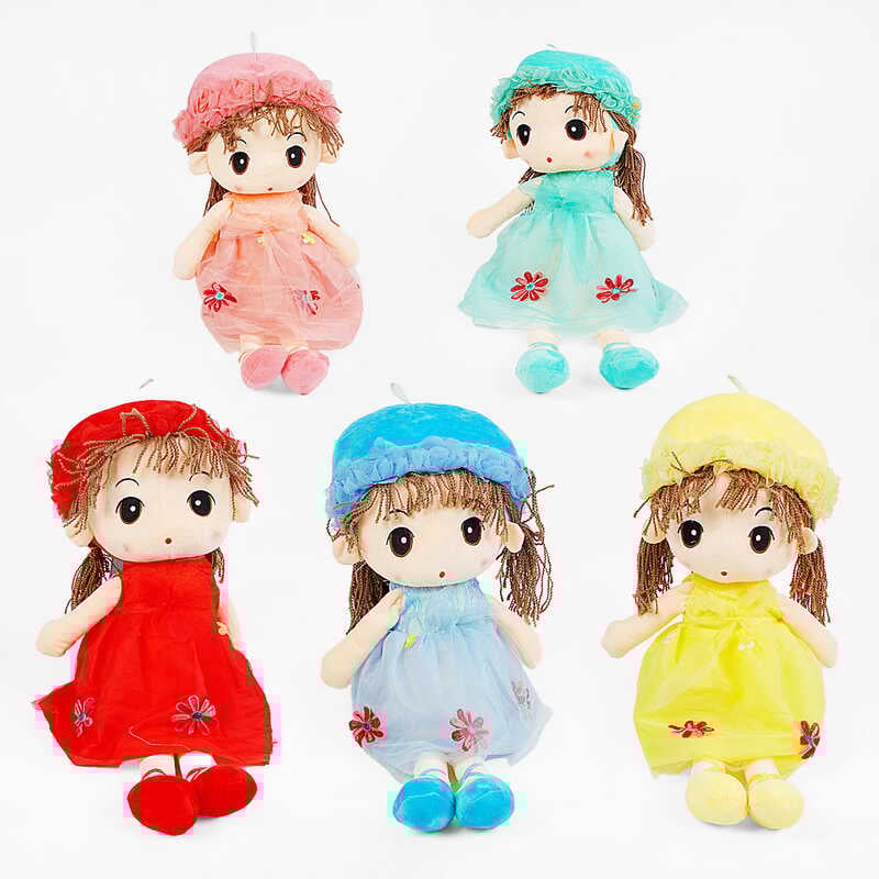 М`яка лялька M 16977 (60) 5 видів, ВИДАЄТЬСЯ МІКС висота 61 см